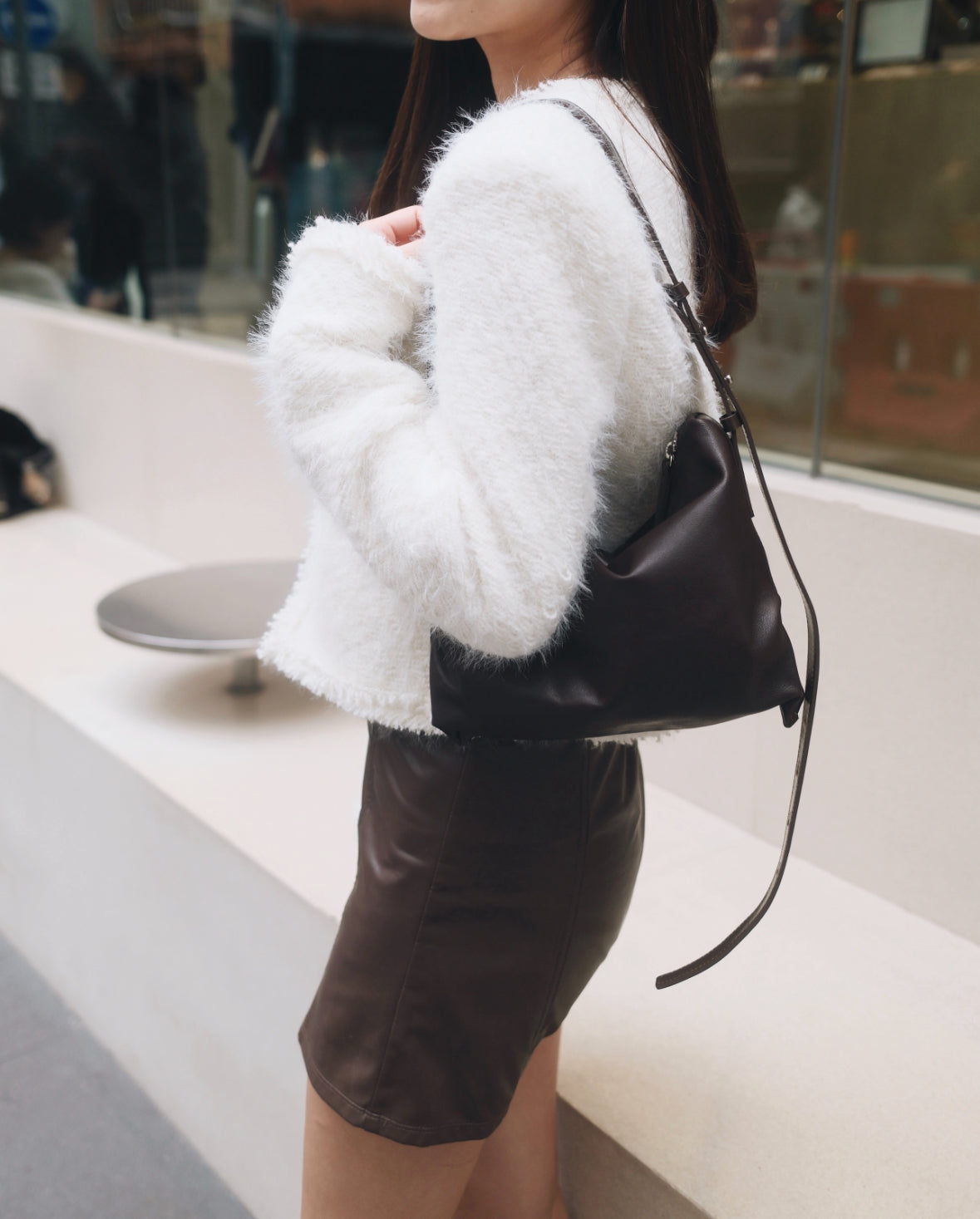 Fuzzy Tweed Jacket