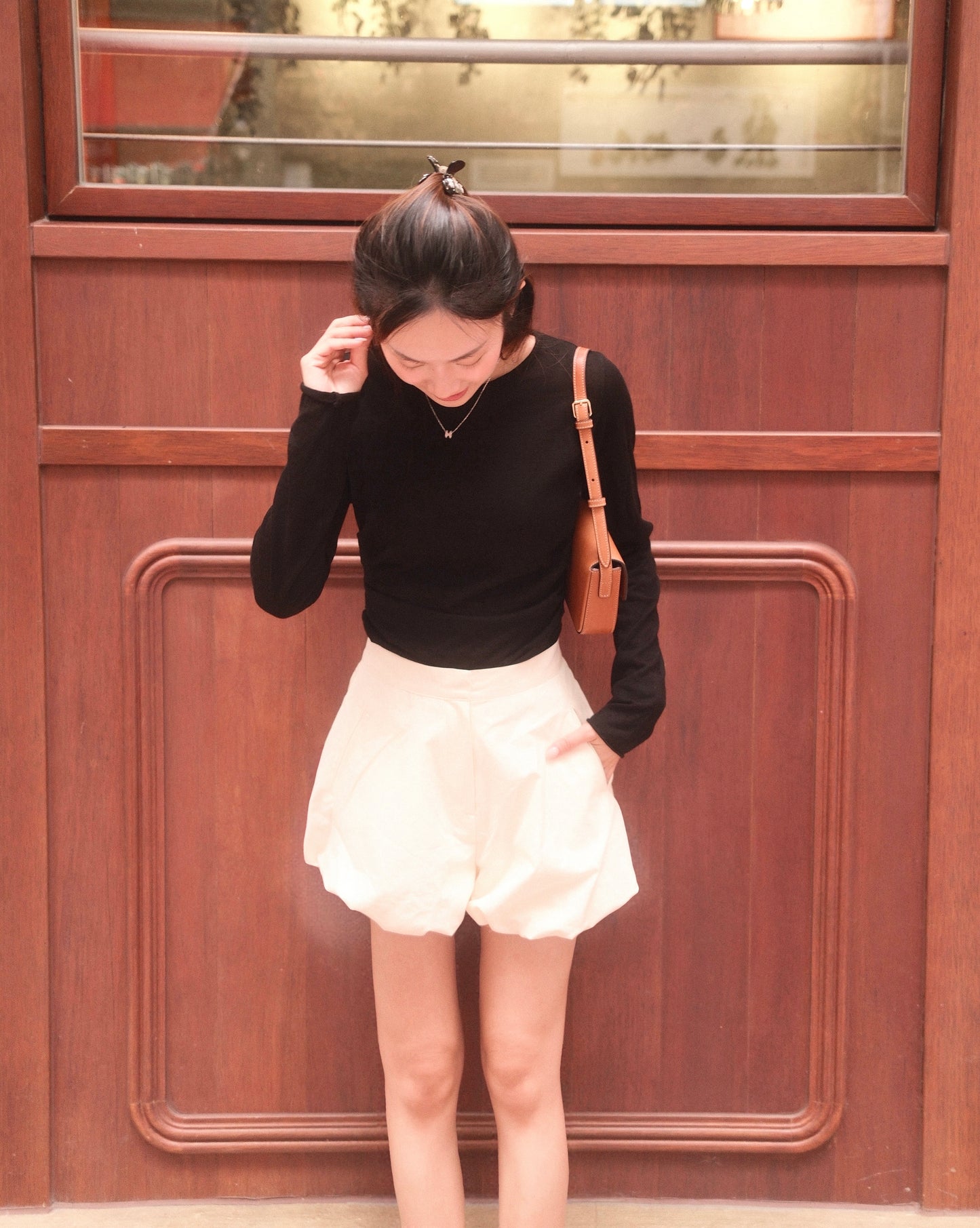 Harper Bubble Hem Shorts