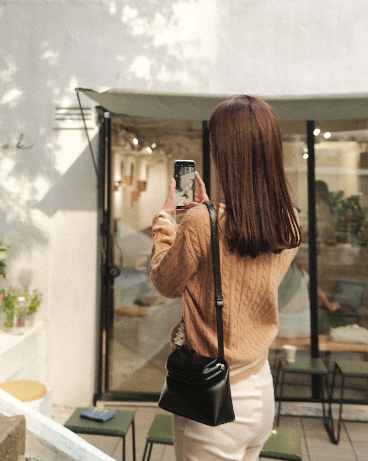 Wool Cable Knit Cardigan Sweater