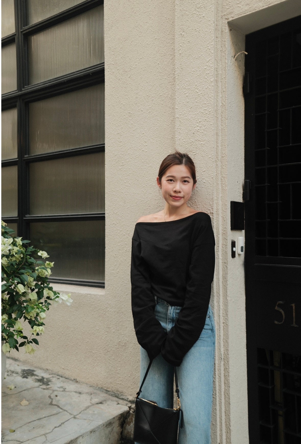 Asymmetric Off Shoulder Top