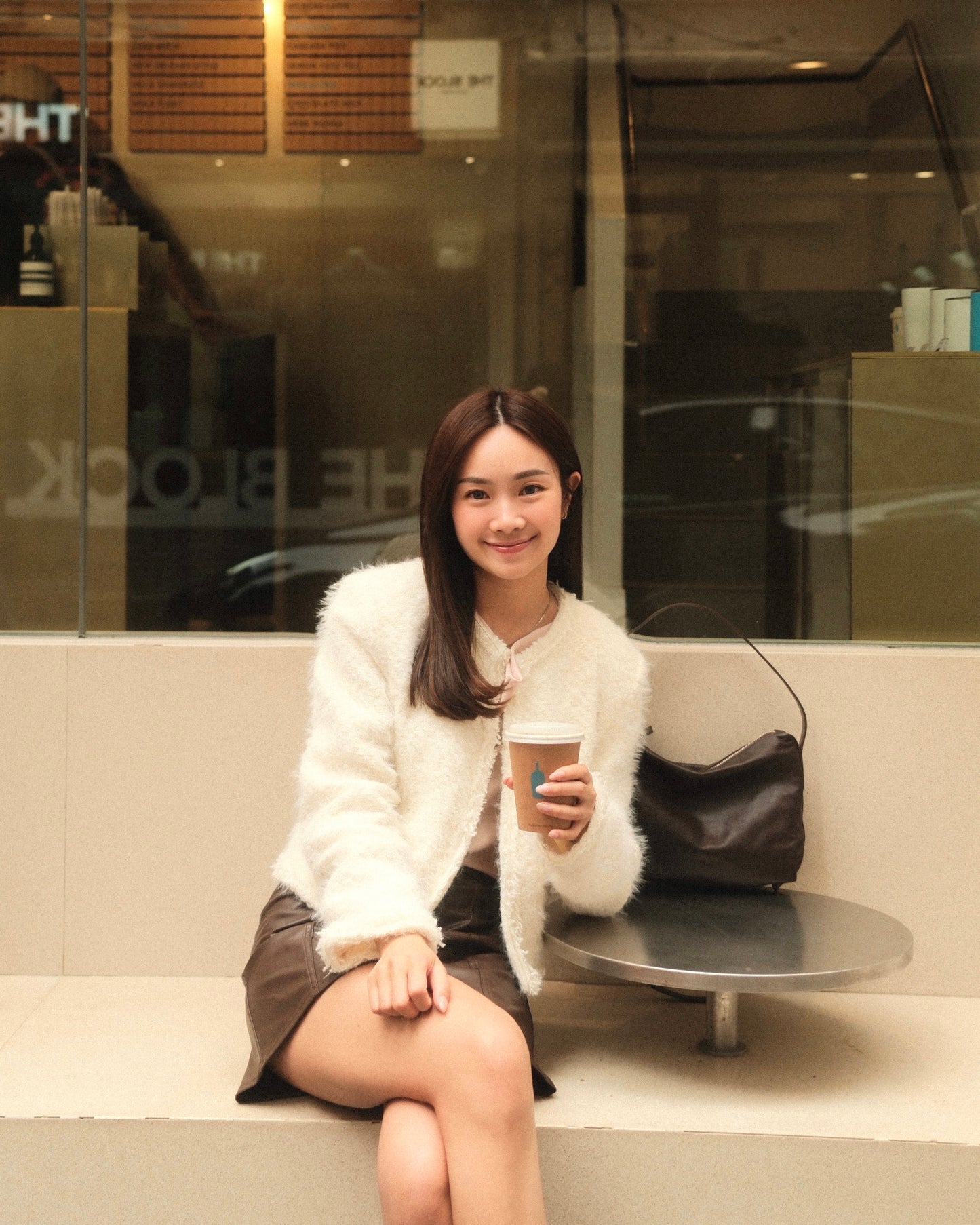 Fuzzy Tweed Jacket