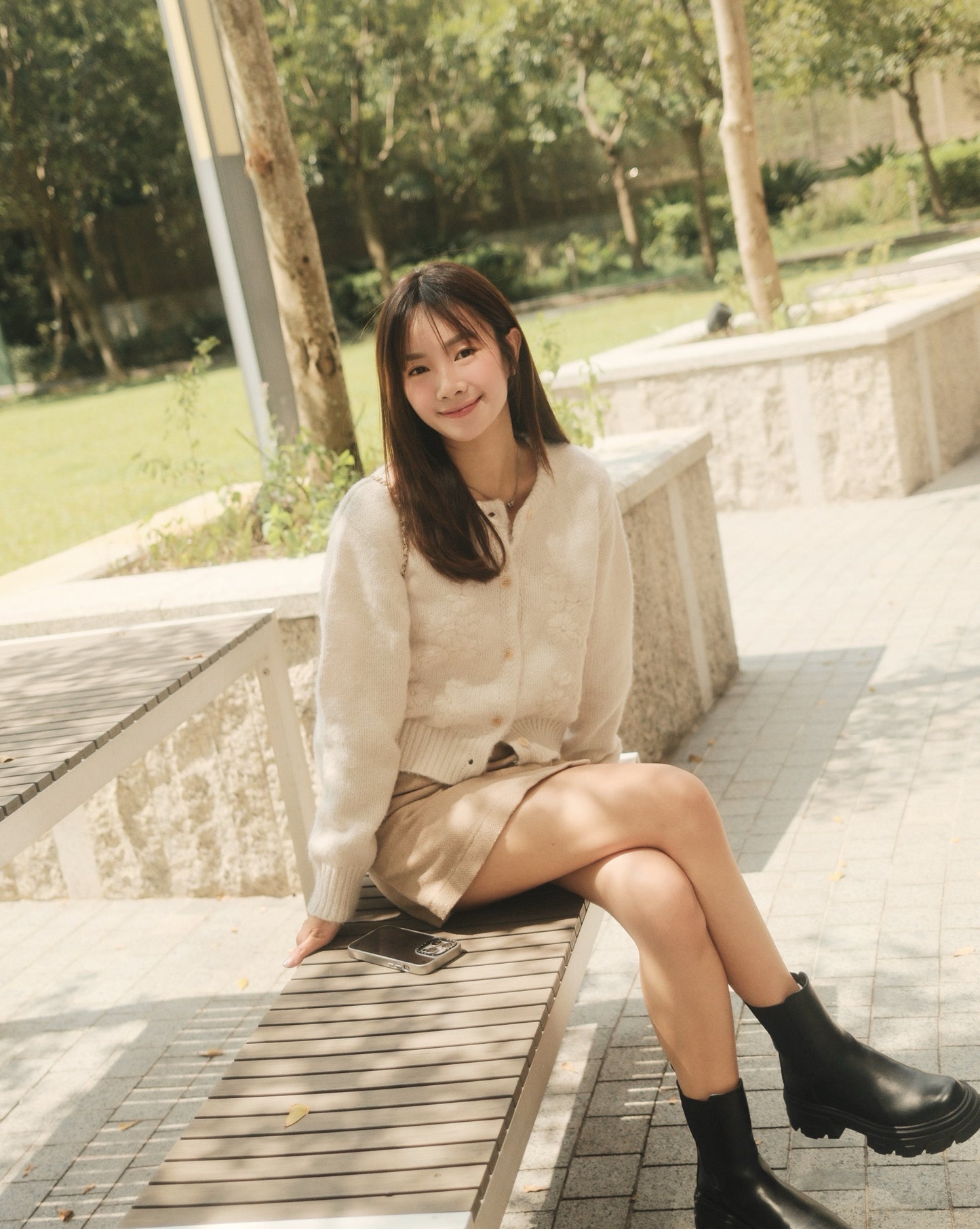 Sasha Floral Knit Cardigan