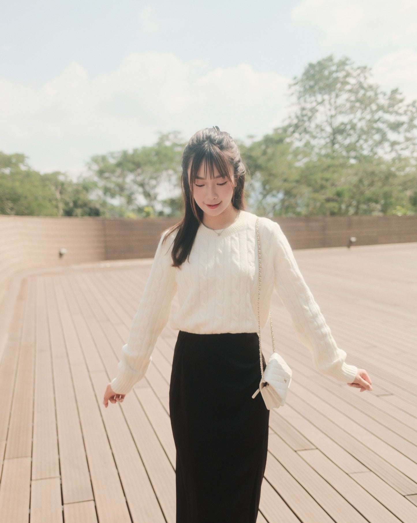 Eve Cable Knit Sweater
