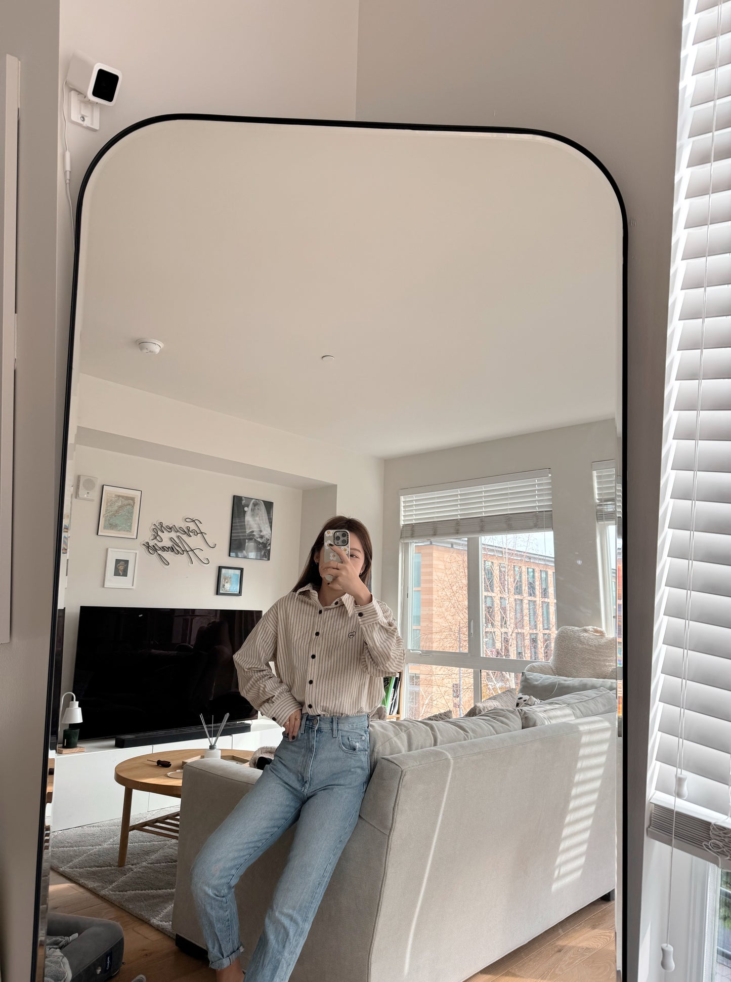 Fine Striped Embroidered Shirt