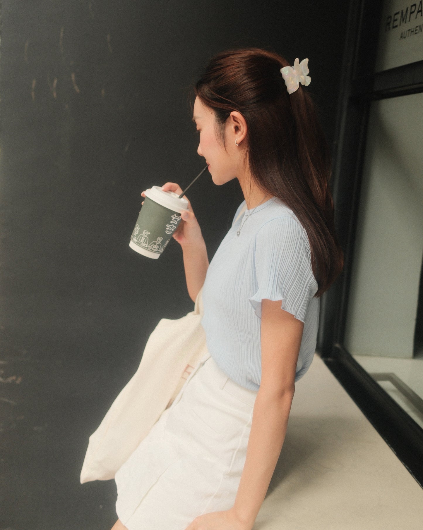 Maeve Pleated Top