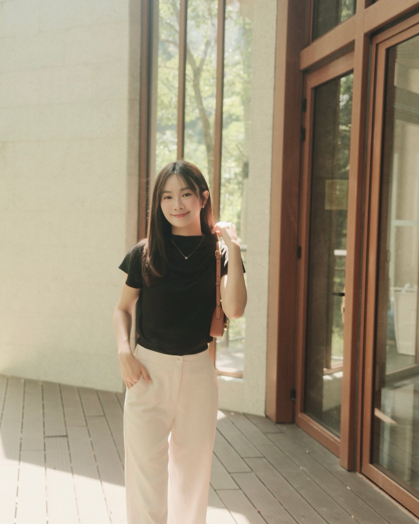 Elsa Silky High Neck Top