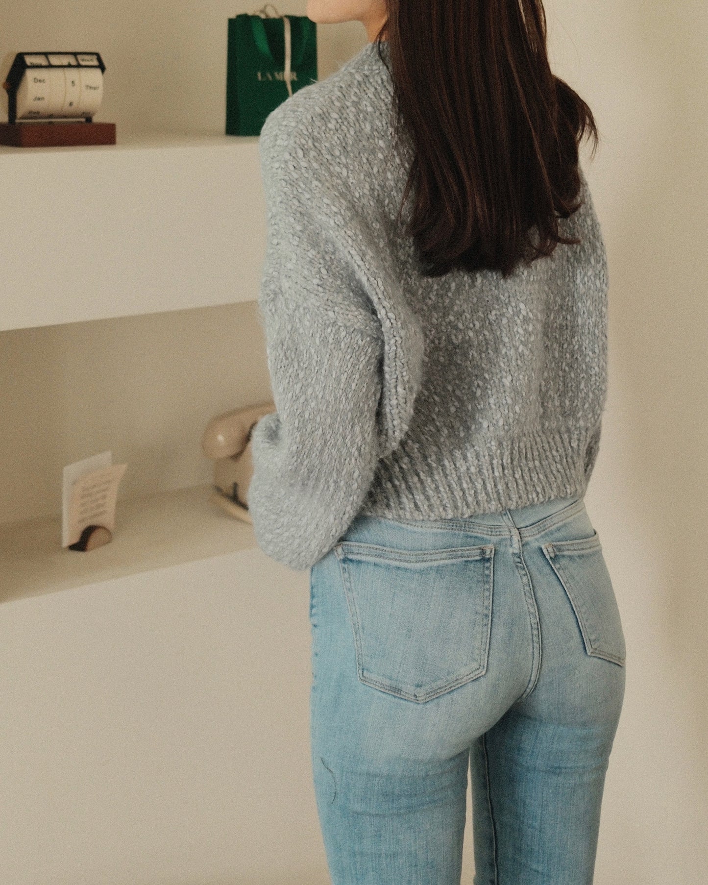 Ultra Soft Mixed Cable Crew Sweater