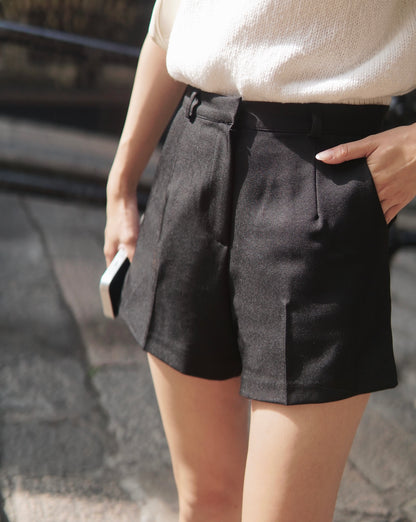 High Rise Tailor Shorts