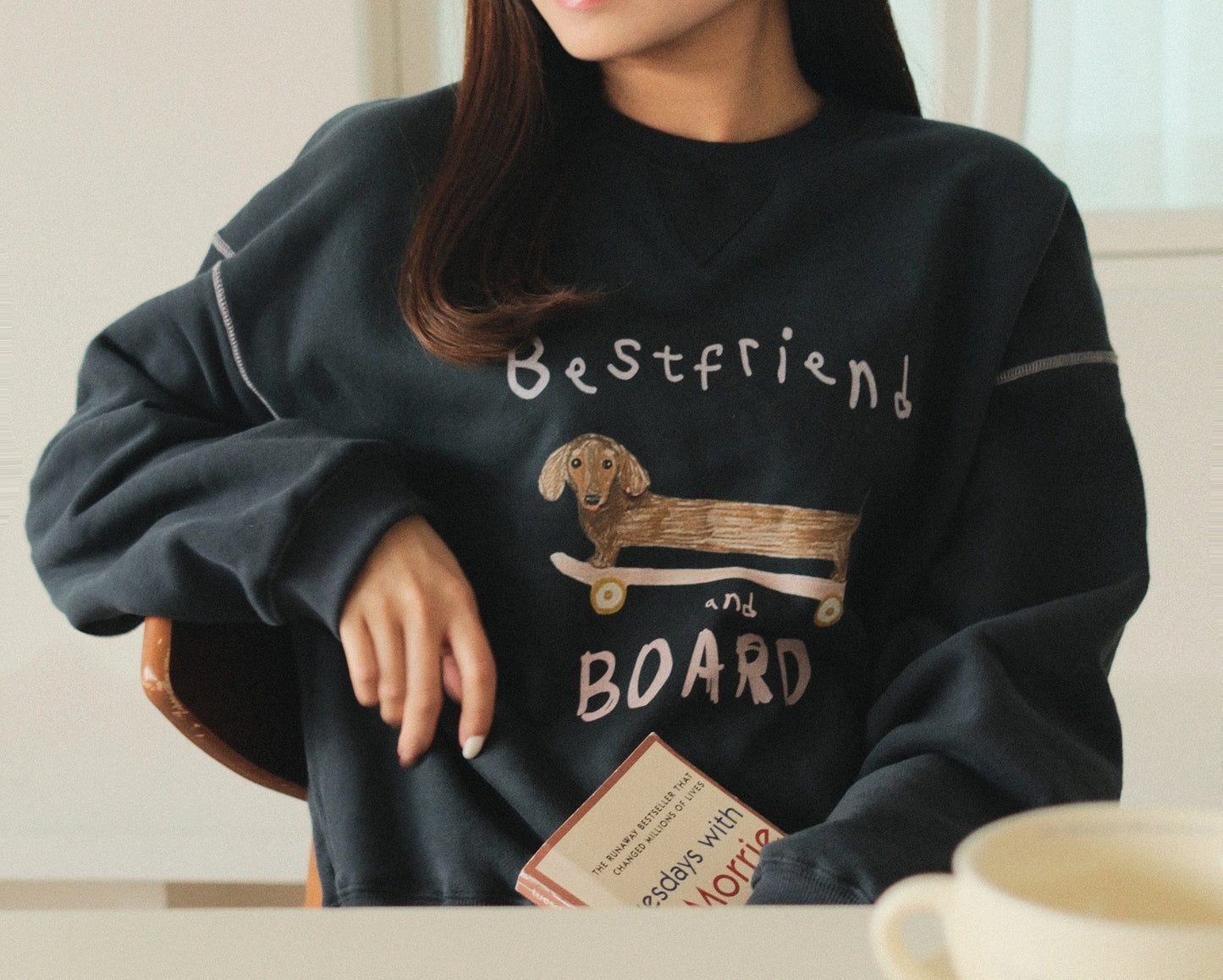 Dachshund Graphic Sweatshirt