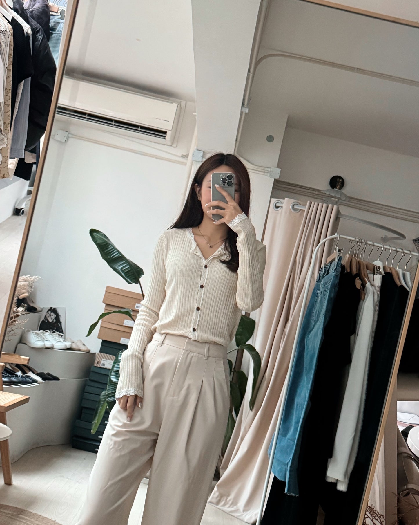 Lace Button Cardigan