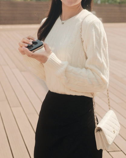 Eve Cable Knit Sweater