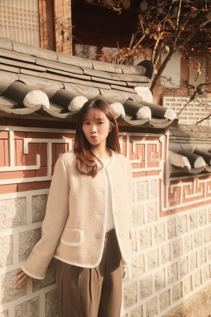 Charlene Contrast Trim Jacket