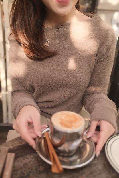 Spencer Lightweight Fuzzy Sweater