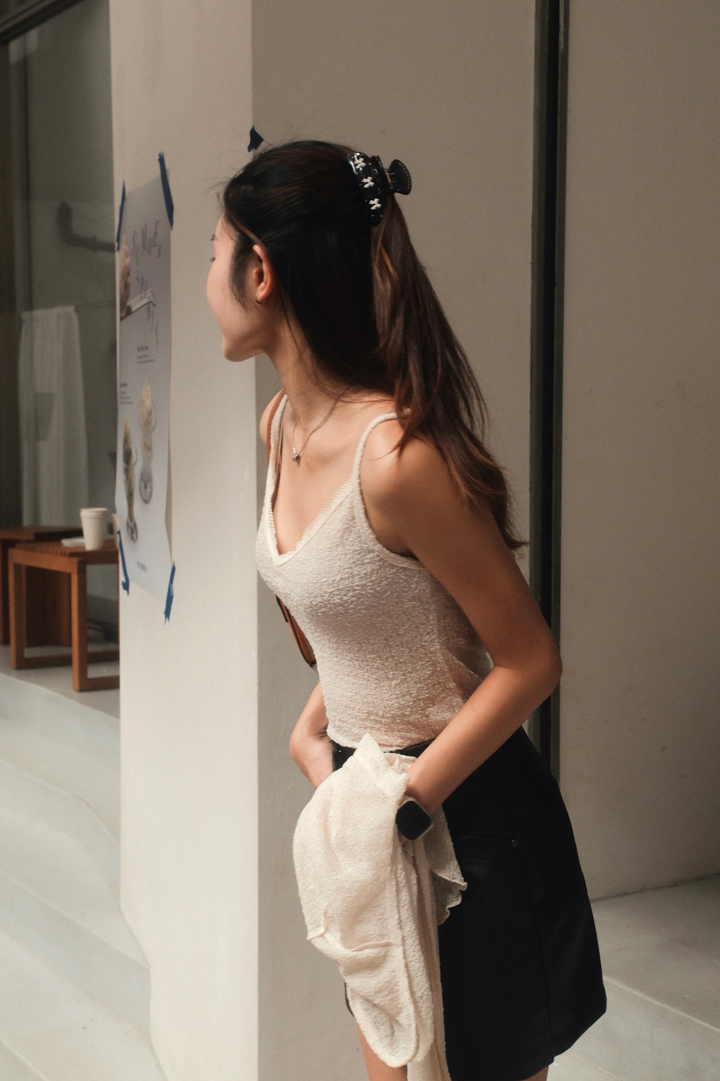 Jess Sheer Cami + Cardigan Set