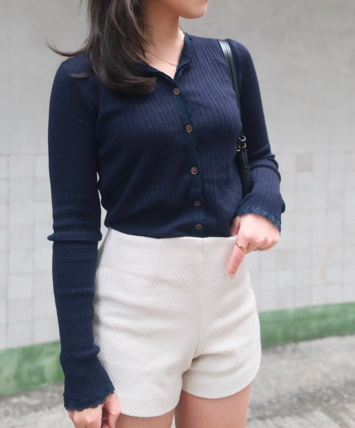 Lace Button Cardigan