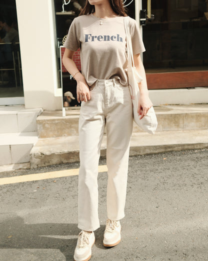 French Crop Tee