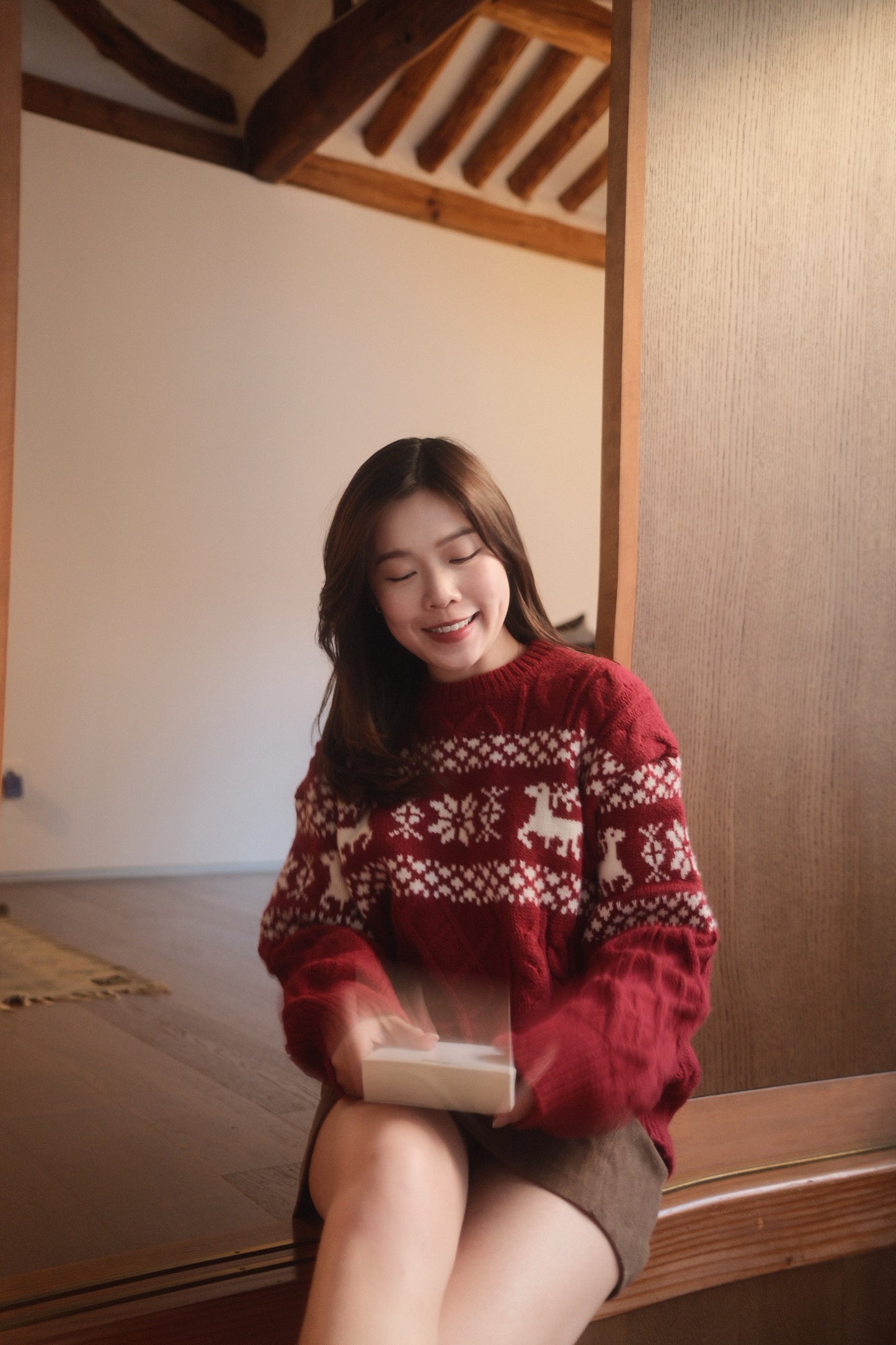 Snowflake Cable Sweater