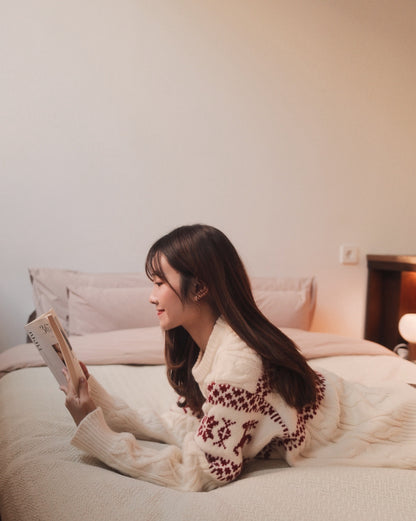 Snowflake Cable Sweater