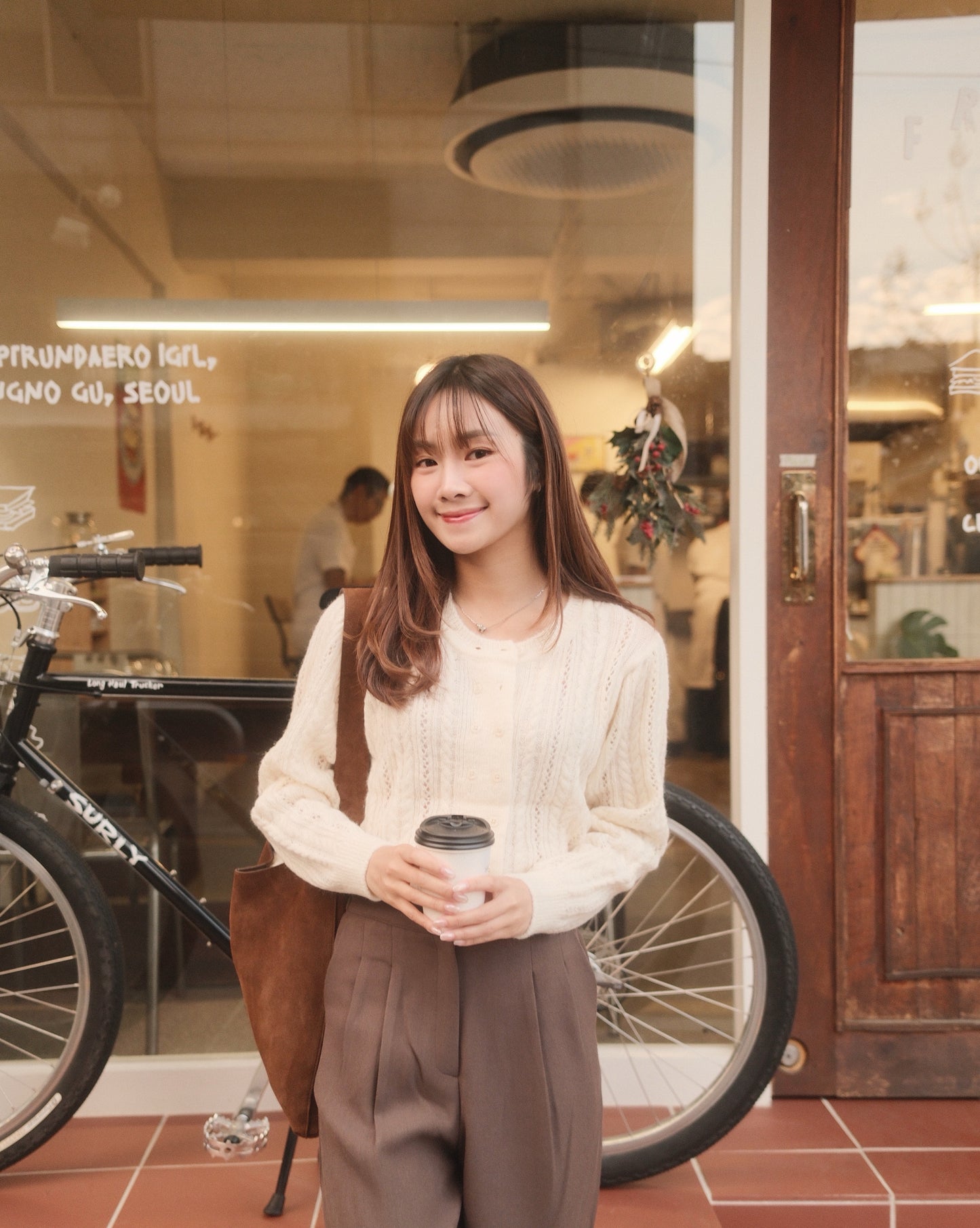 Blake Pointelle Cable Cardigan