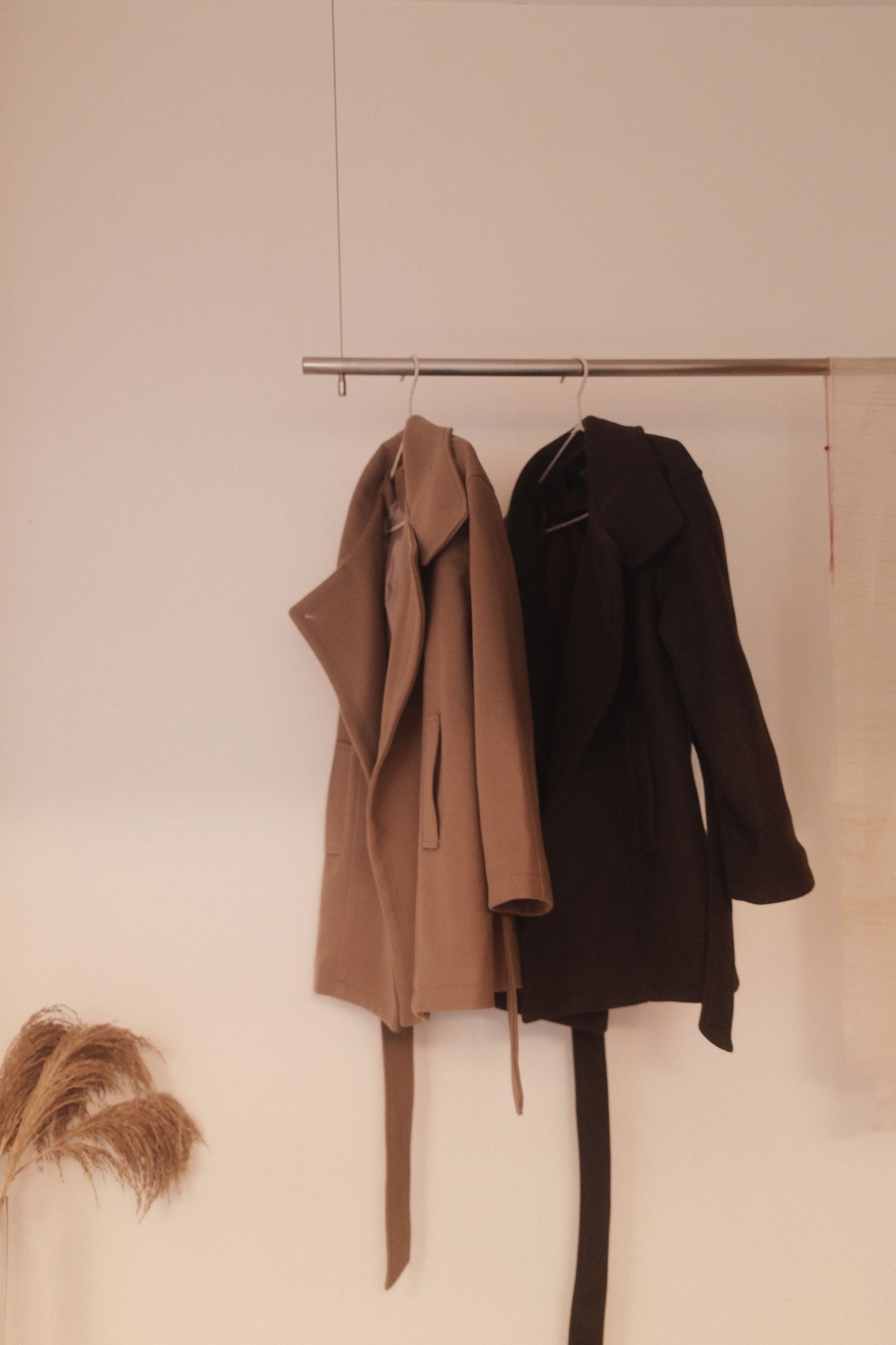 Liz Collared Belted Wool Jacket