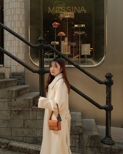 [Premium] Mira Belted Long Coat