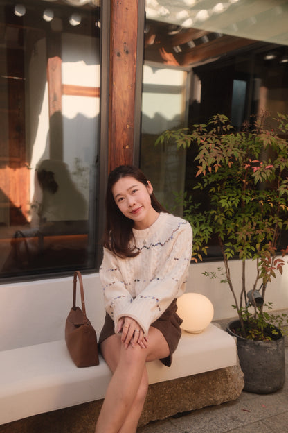 Jasmine Stitch Cable Sweater