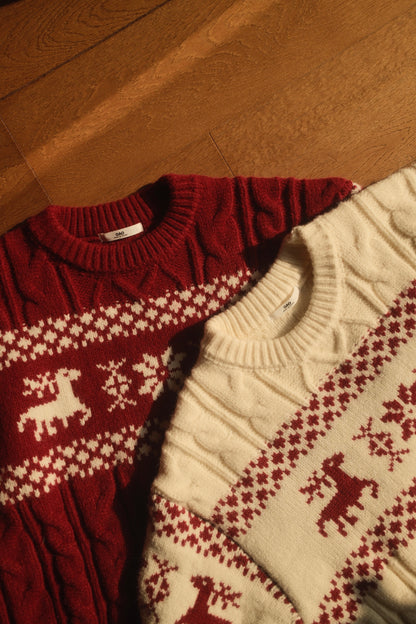 Snowflake Cable Sweater