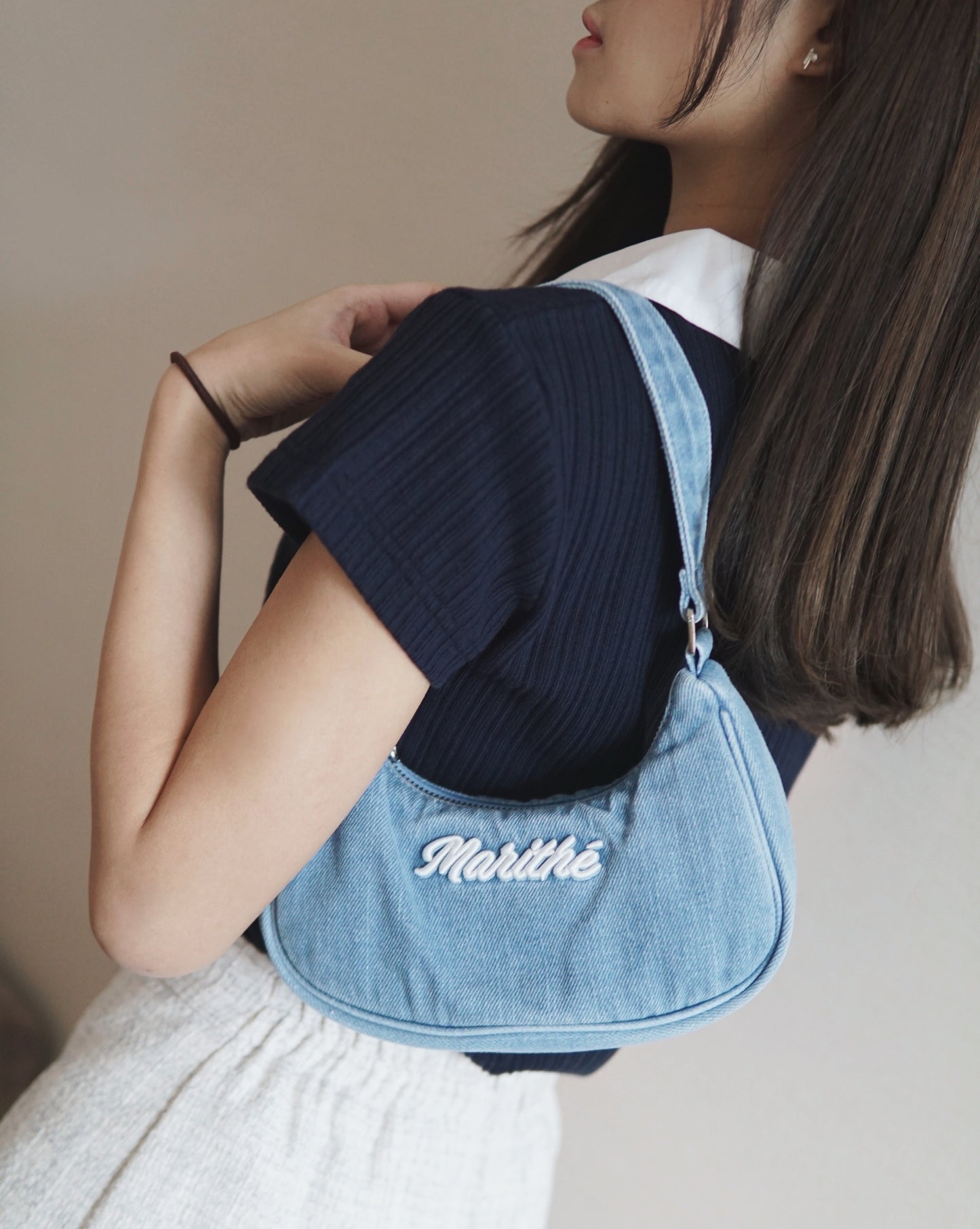 Denim Shoulder Bag