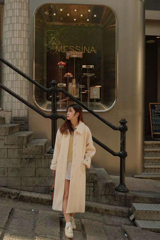 [Premium] Mira Belted Long Coat