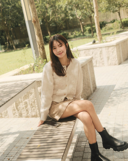 Sasha Floral Knit Cardigan