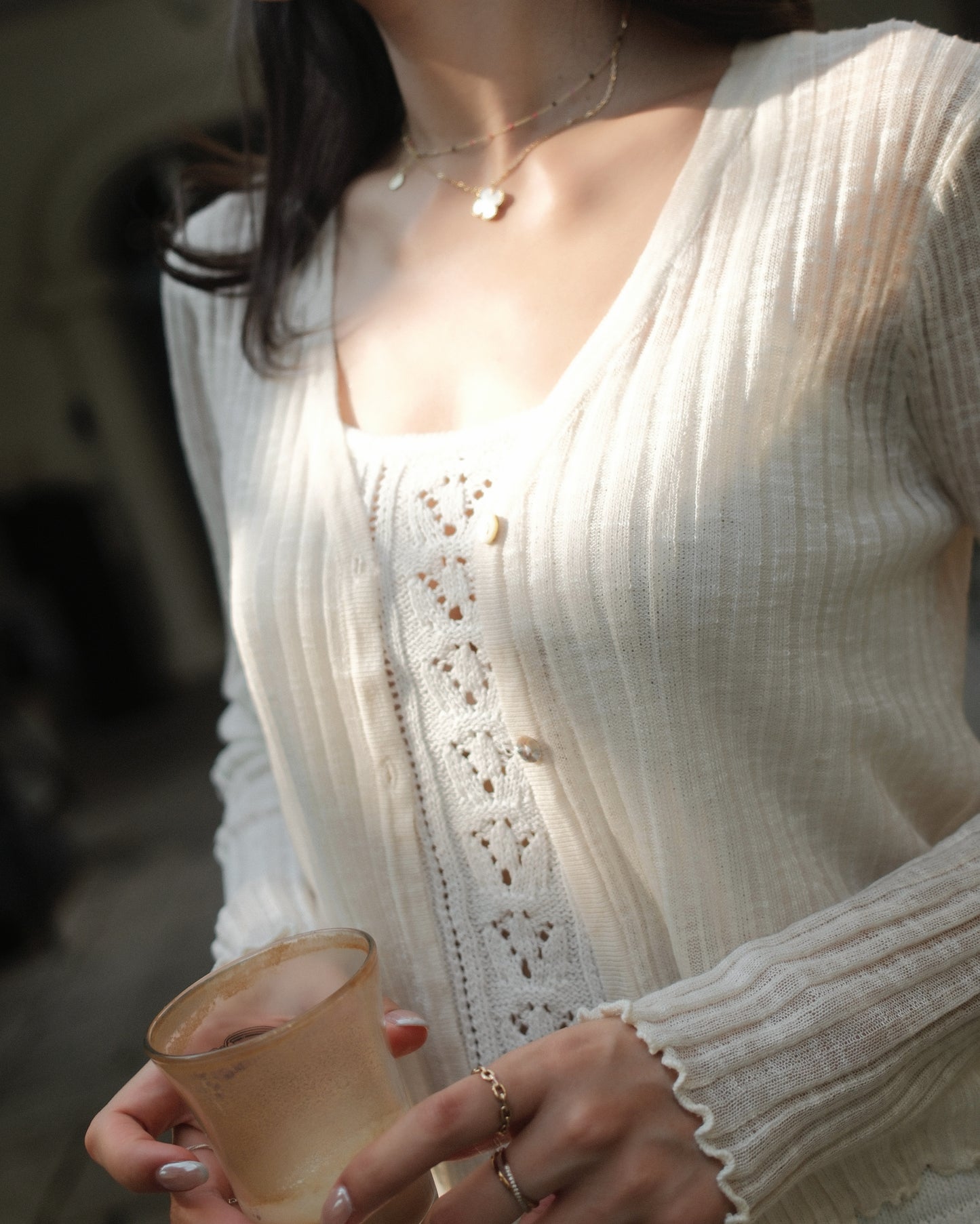 Lightweight Sheer Cardigan