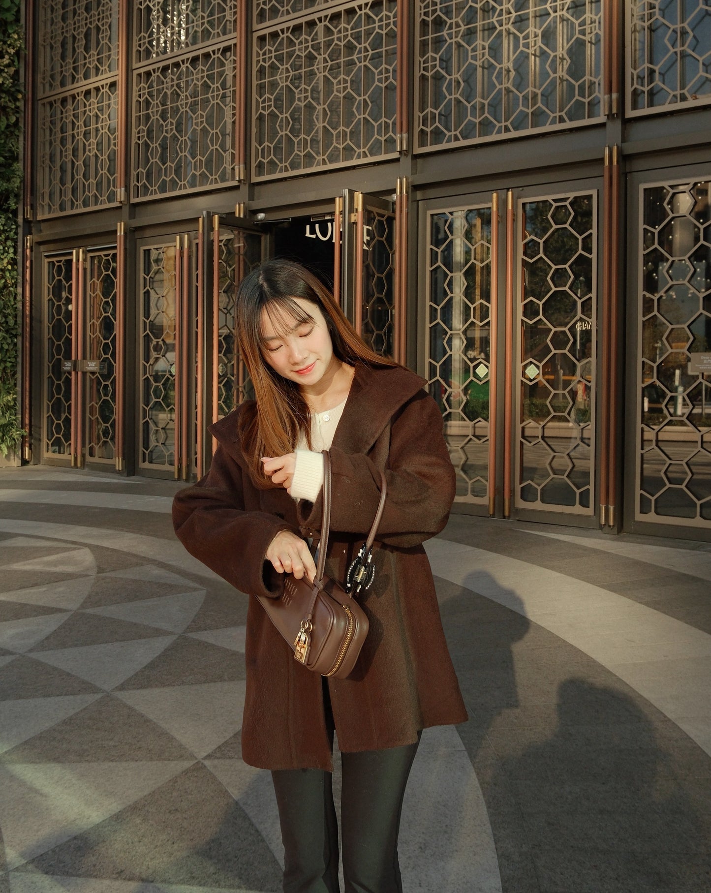 Phoebe Belted Wool Coat