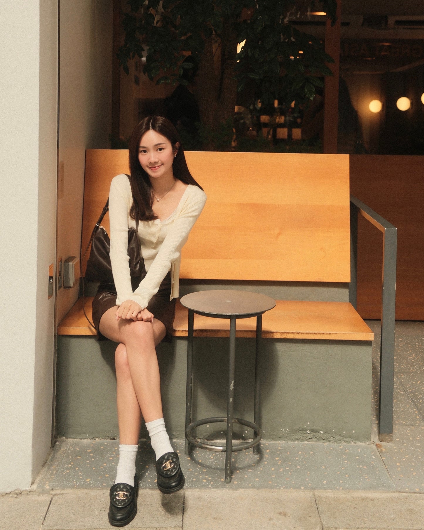 Soft Pearl Knit Cardigan +Cami Set