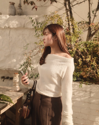 Spencer Lightweight Fuzzy Sweater