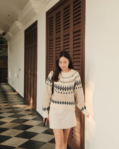 Crewneck Fair isle Sweater