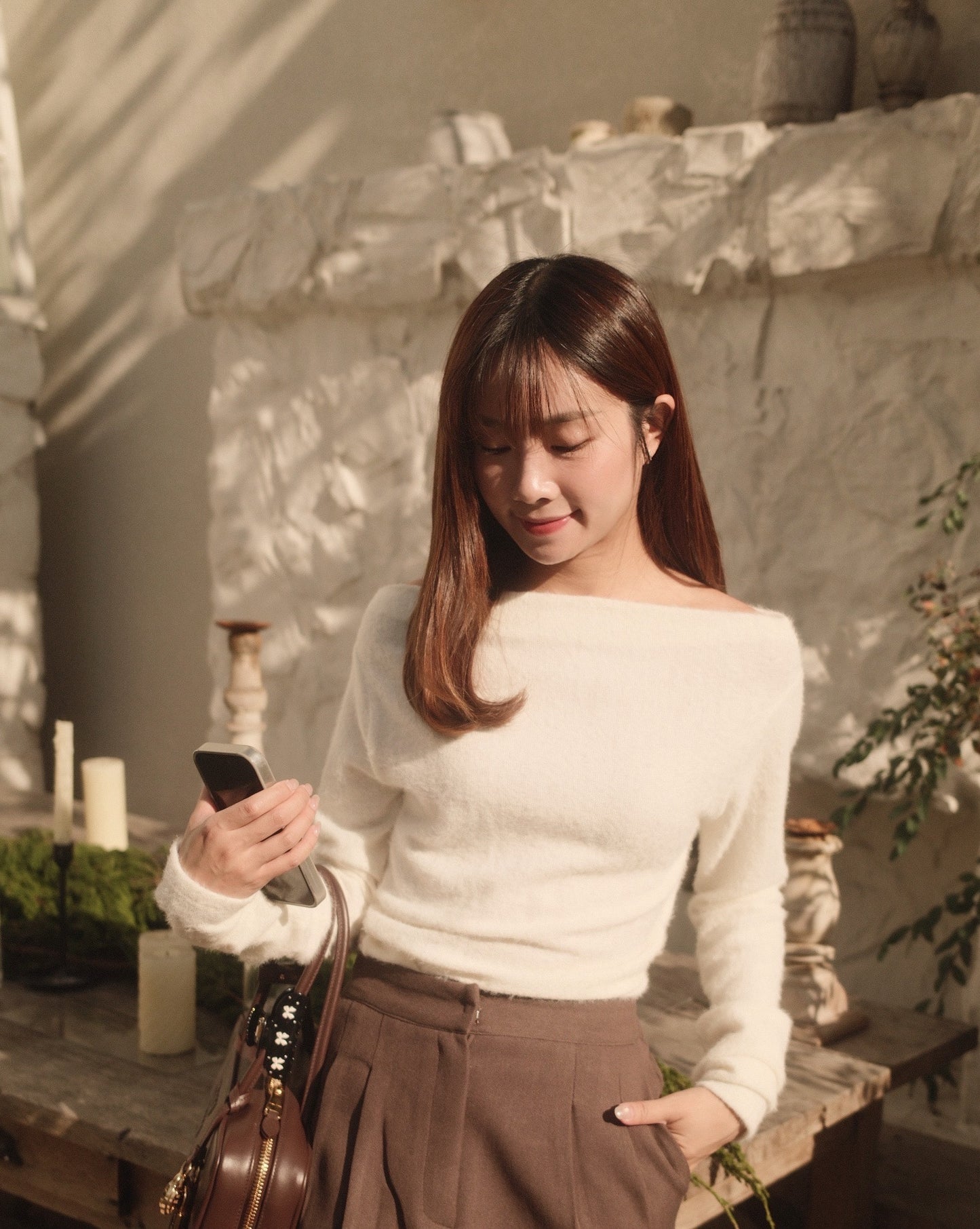 Spencer Lightweight Fuzzy Sweater