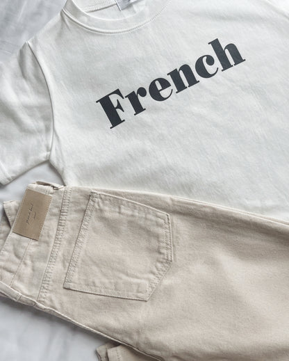 French Crop Tee