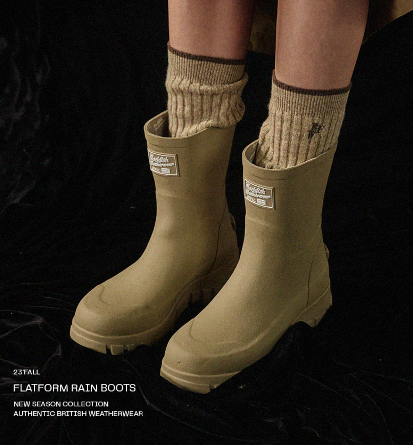 Platform Rain Boots