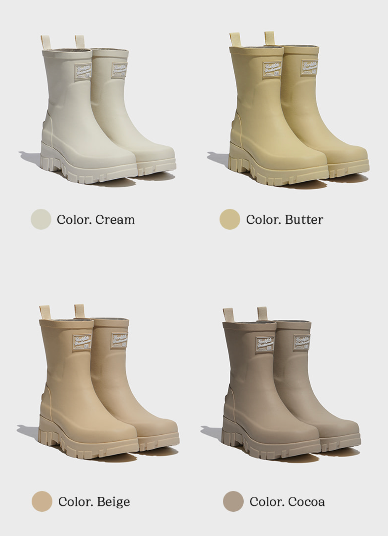 Platform Rain Boots