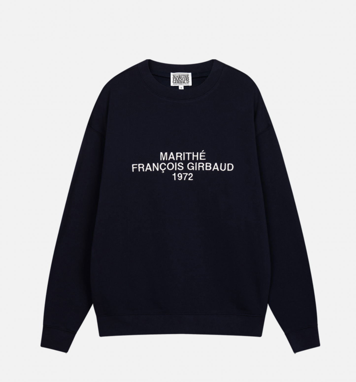 Lettering Logo Sweatshirt Navy