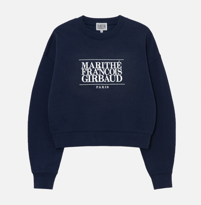 Logo Cropped Sweatshirt