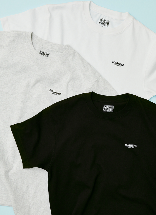 3 Pack Unisex Small Logo Tee