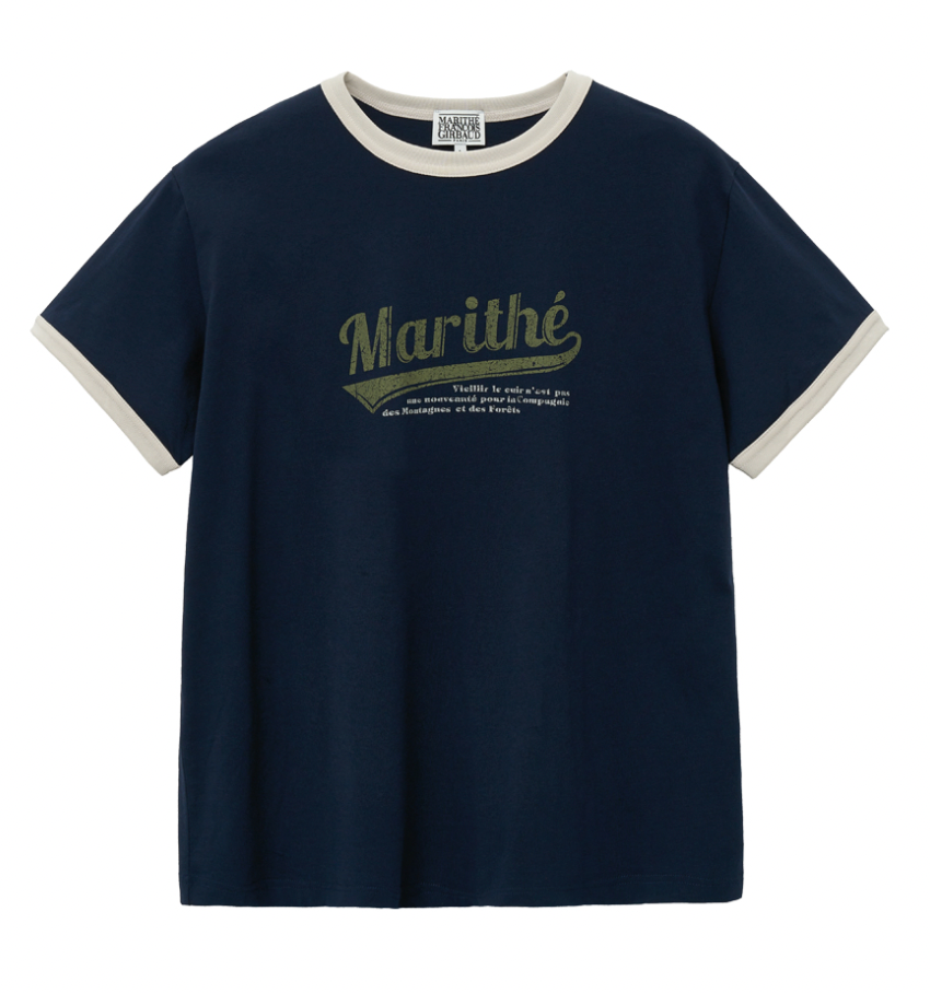 Men Vintage Baseball Ringer Tee