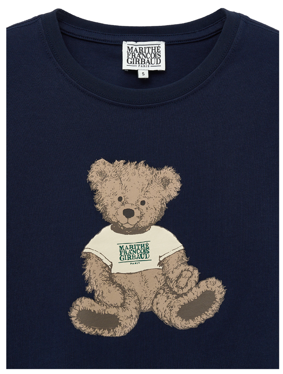 Bear Short Sleeve Cropped Tee