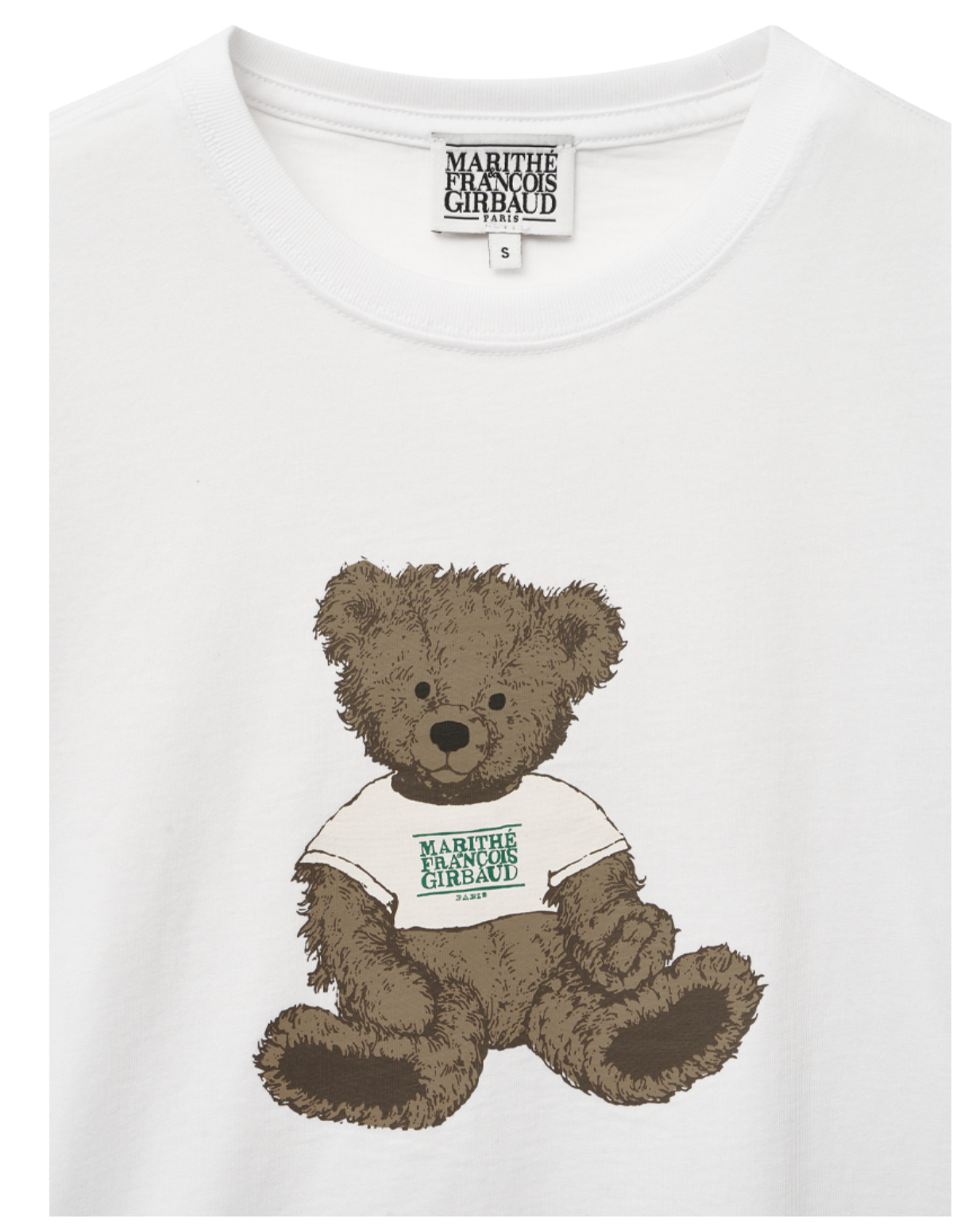 Bear Short Sleeve Cropped Tee